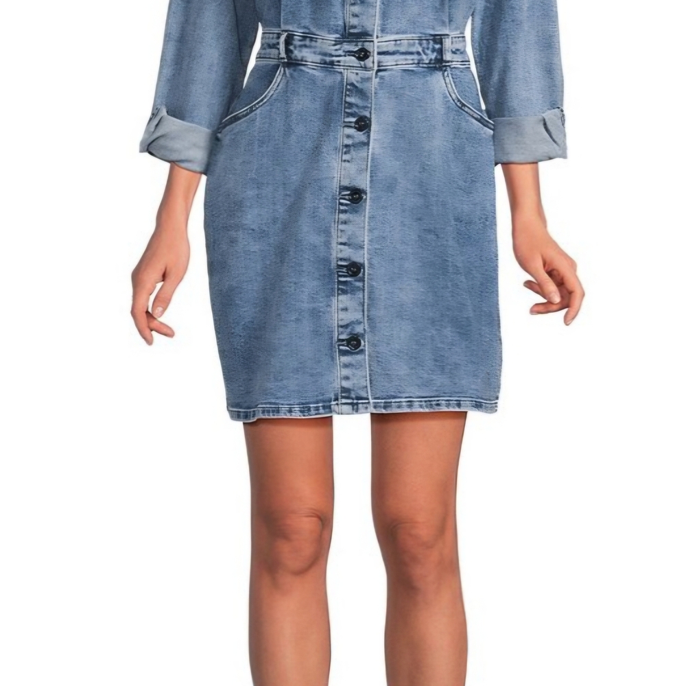 Kut from the Kloth Medium Wash Denim Dress